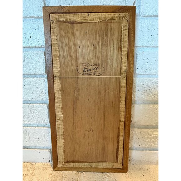 Vintage Enesco 3D Wood Wall Art | String Instrument | Mid-Century - Picture 2 of 2